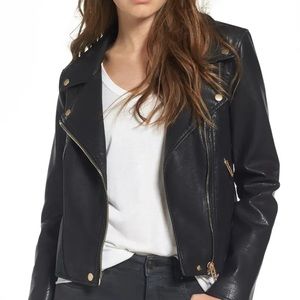 Life changer leather moto jacket